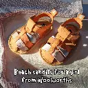 Beach sandales for a girl.webp