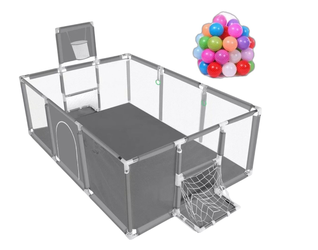 Playpen with balls