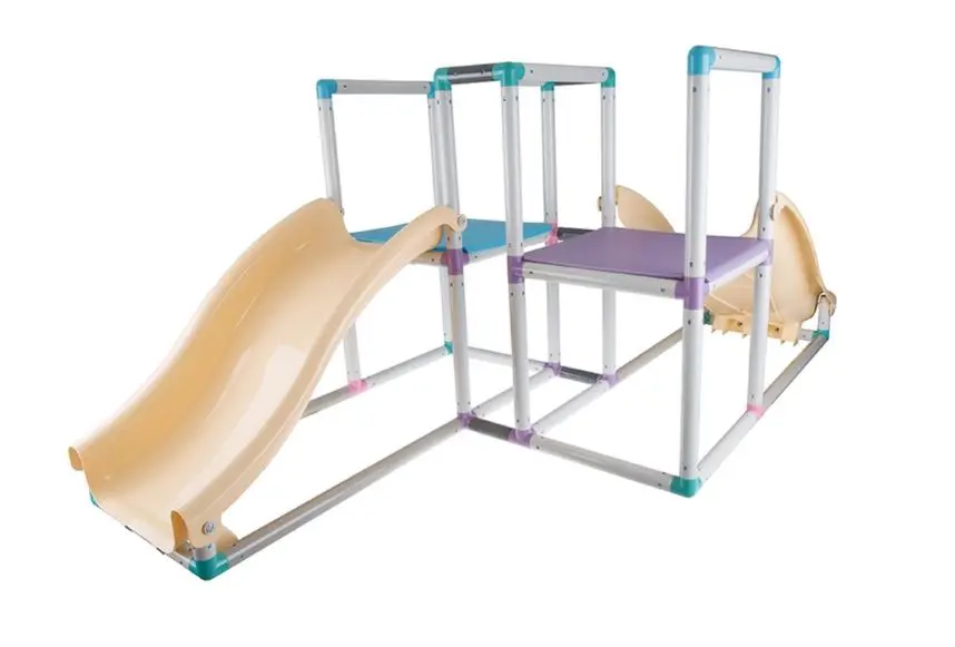 Gigo Pastel Play Gym with Double Slides